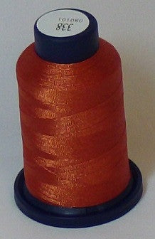 RAPOS-338 Dark Orange Embroidery Thread Cone – 1000 Meters R1K 338