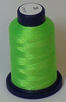 RAPOS-39 Fluorescent Lime Embroidery Thread Cone – 1000 Meters R1K 39