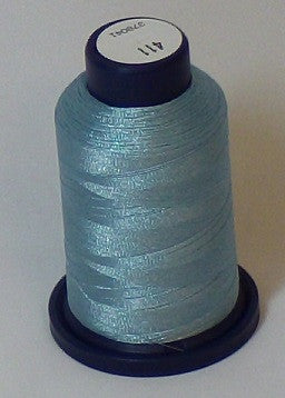RAPOS-411 Green-Blue  Grey Embroidery Thread Cone – 1000 Meters R1K 411