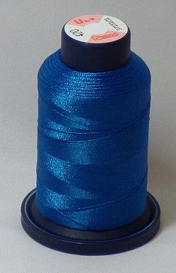 RAPOS-420 Jet Stream Blue Embroidery Thread Cone – 1000 Meters R1K 420