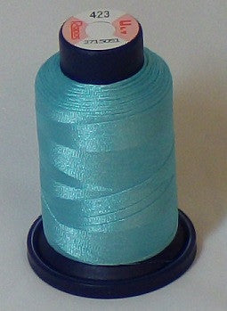 RAPOS-423 Light Aqua Embroidery Thread Cone – 1000 Meters R1K 423