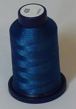 RAPOS-428 Medium Turquoise Embroidery Thread Cone – 1000 Meters R1K 428