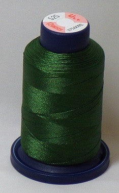 RAPOS-525 Dark Green Embroidery Thread Cone – 1000 Meters R1K 525
