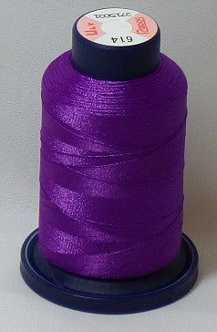 RAPOS-614 Plum Violet Embroidery Thread Cone – 1000 Meters R1K 614