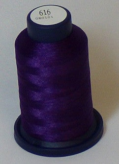 RAPOS-616 Dark Purple Embroidery Thread Cone – 1000 Meters R1K 616