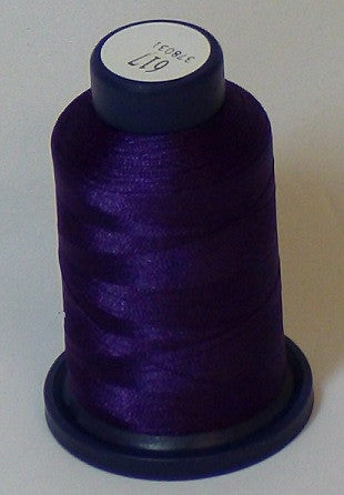 RAPOS-617 Dark Vibrant Purple Embroidery Thread Cone – 1000 Meters R1K 617