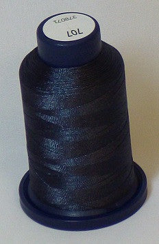 Rapos Threads Ultra RAPOS-707 Darker Grey Embroidery Thread Cone – 1000 Meters R1K 707 ...