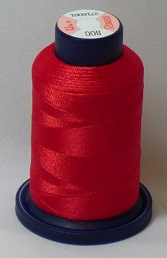 RAPOS-800 Scarlet Red Embroidery Thread Cone – 1000 Meters R1K 800