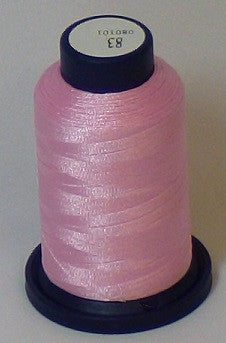RAPOS-83 Light Pretty Pink Embroidery Thread Cone – 1000 Meters R1K 83