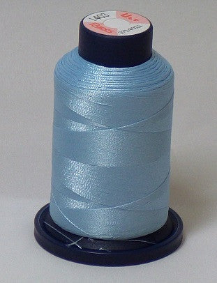 RAPOS-1403 Light Blue Level 2 Embroidery Thread Cone - 1000 Meters  R1K 1403