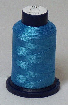 RAPOS-1419 Med Blue Green Embroidery Thread Cone – 1000 Meters R1K 1419