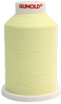 Yellow Glow-in-the-Dark Embroidery Thread