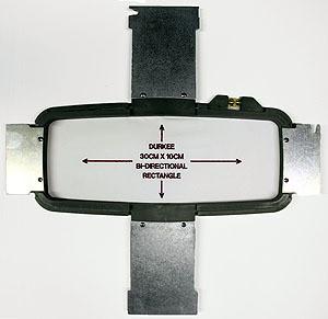 Durkee 30cm x 10cm (11.75-inch x 4-inch) Rectangular Bi-Directional Hoop