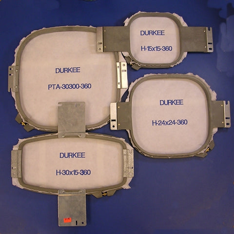 Durkee Square Hoop Kit for Happy Embroidery Machines 360 NS